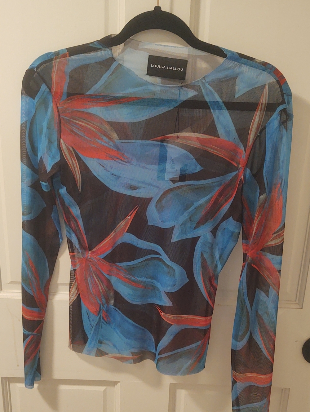 Louisa Ballou Mesh Top NWT